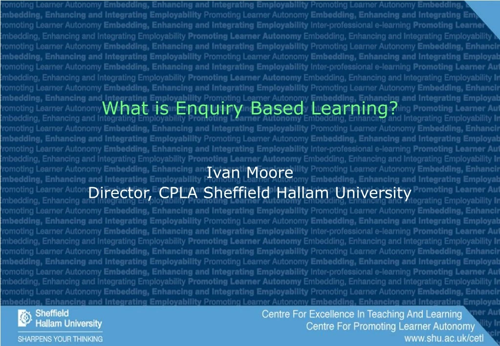 what is enquiry based learning