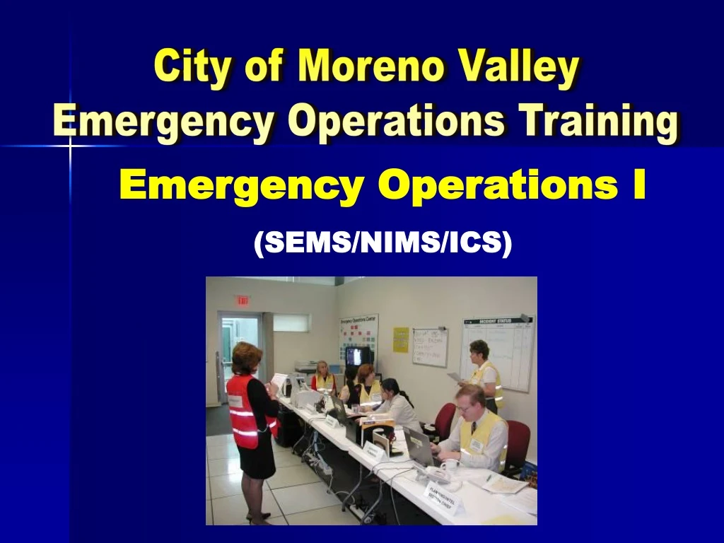 city of moreno valley emergency operations