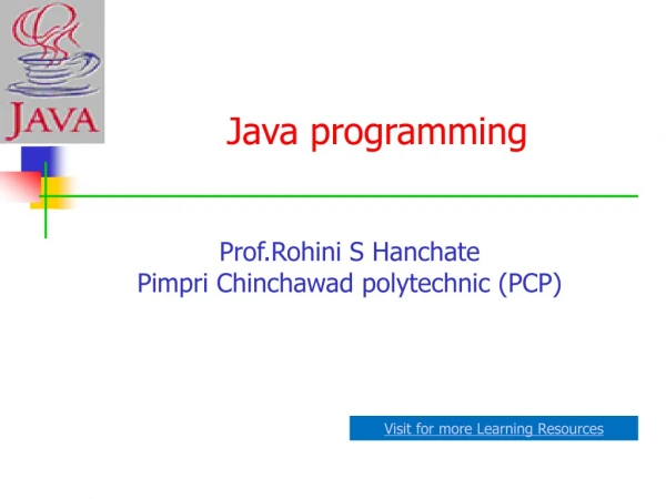 Java programming