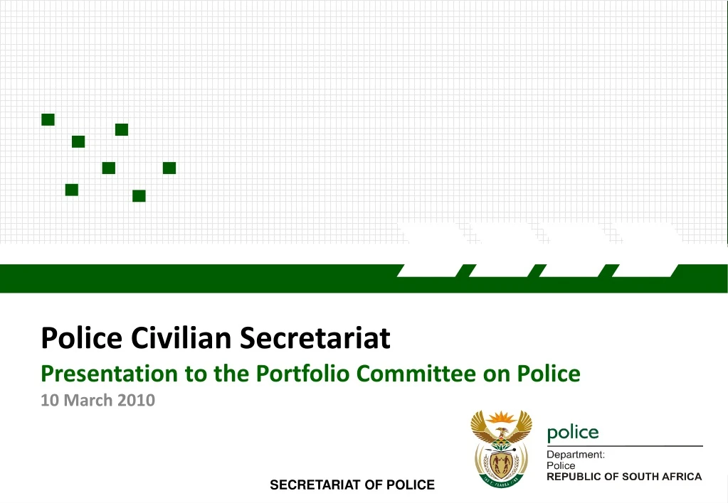 secretariat of police