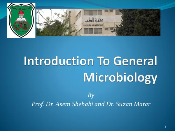 Introduction To General Microbiology