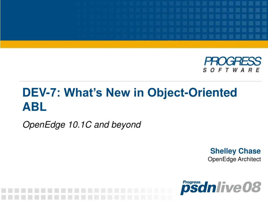 dev 7 what s new in object oriented abl