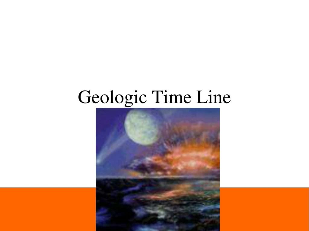 geologic time line