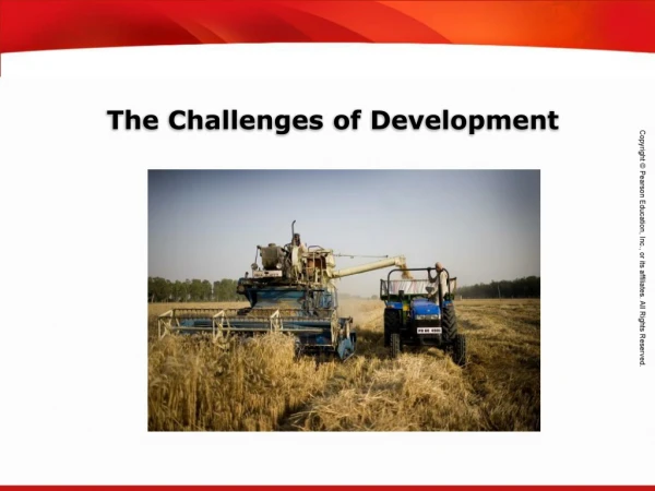 The Challenges of Development