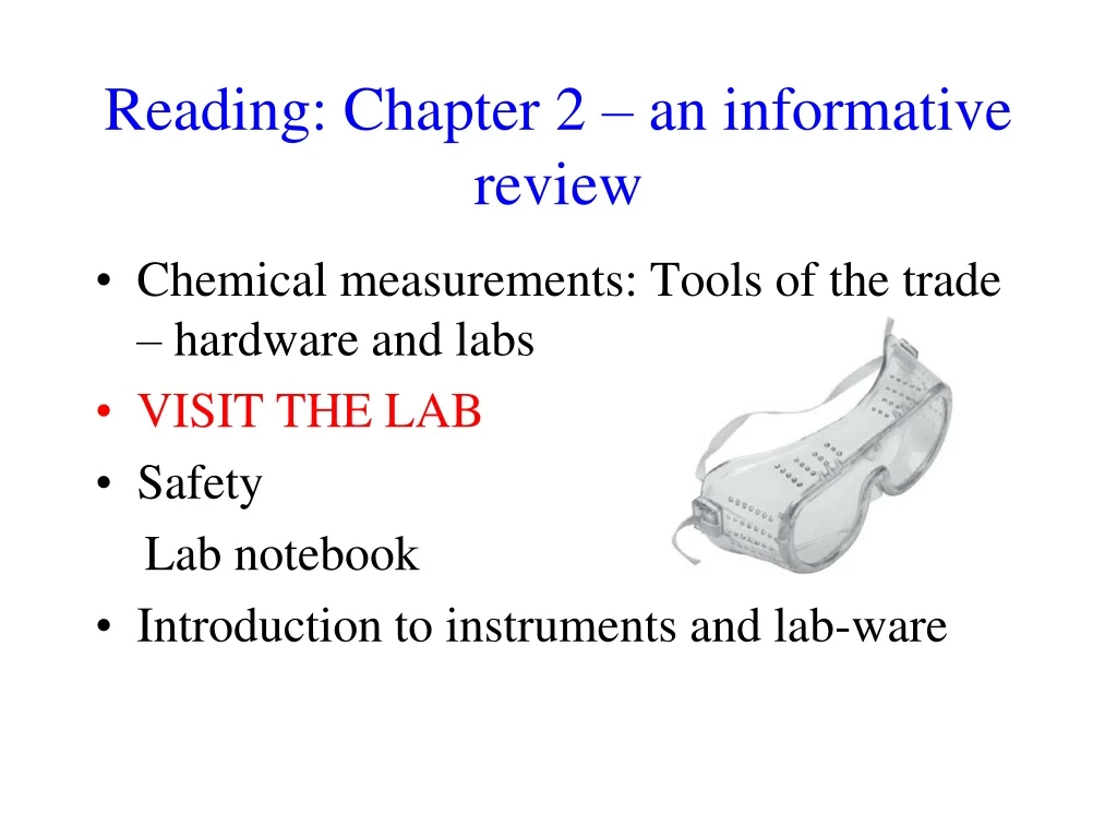 reading chapter 2 an informative review