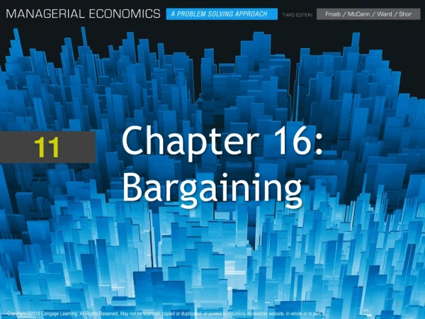 Chapter 16: Bargaining