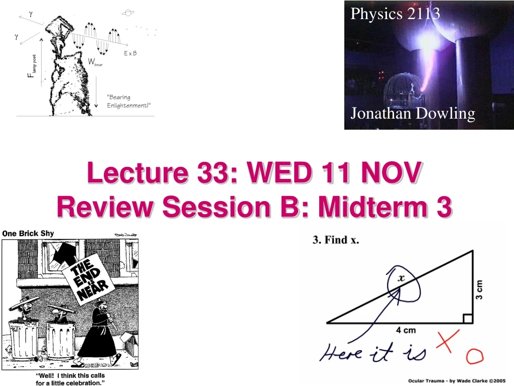 lecture 33 wed 11 nov review session b midterm 3