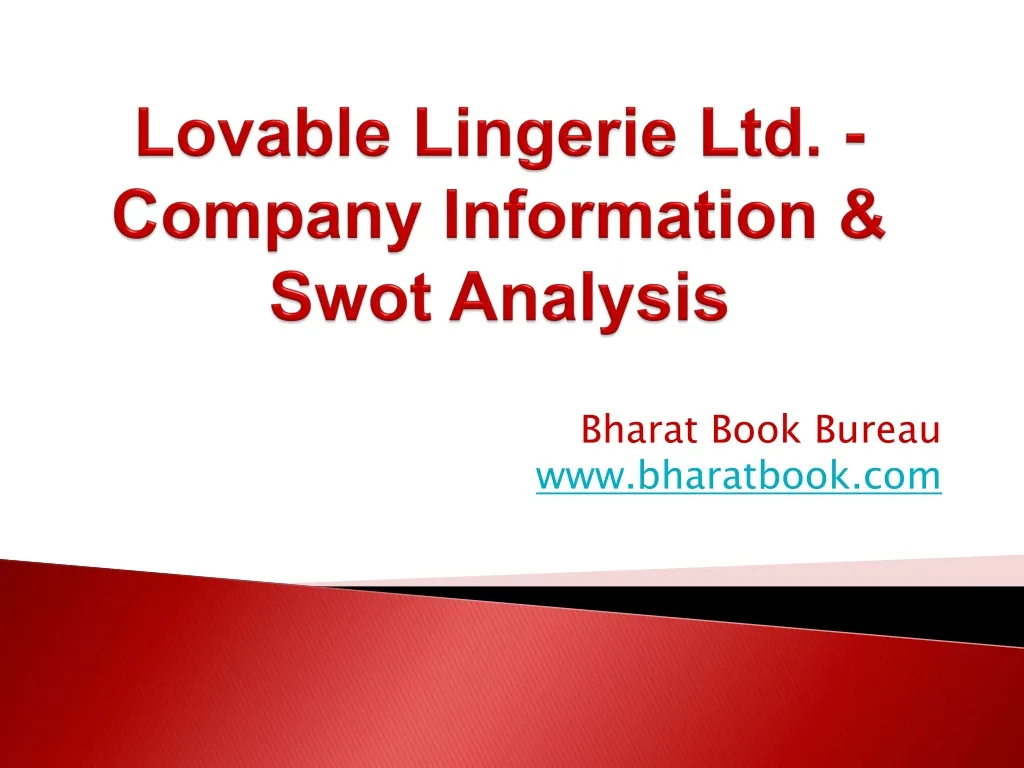 lovable lingerie ltd company information swot analysis