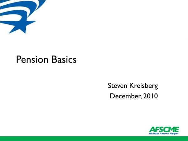 Pension Basics