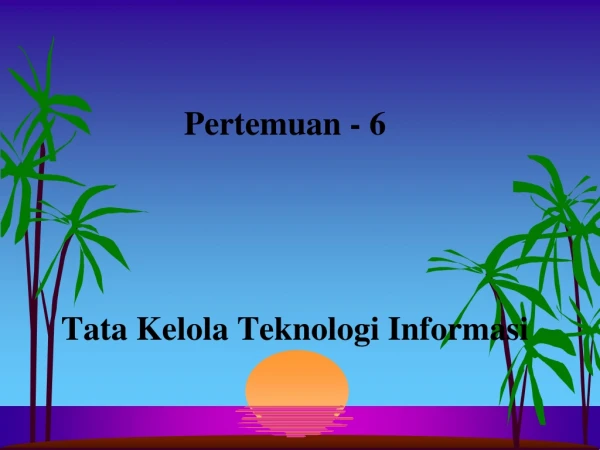 Tata Kelola Teknologi Informasi