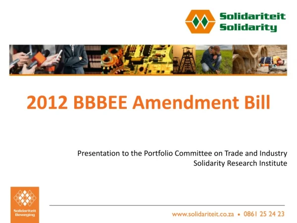 2012 BBBEE Amendment Bill