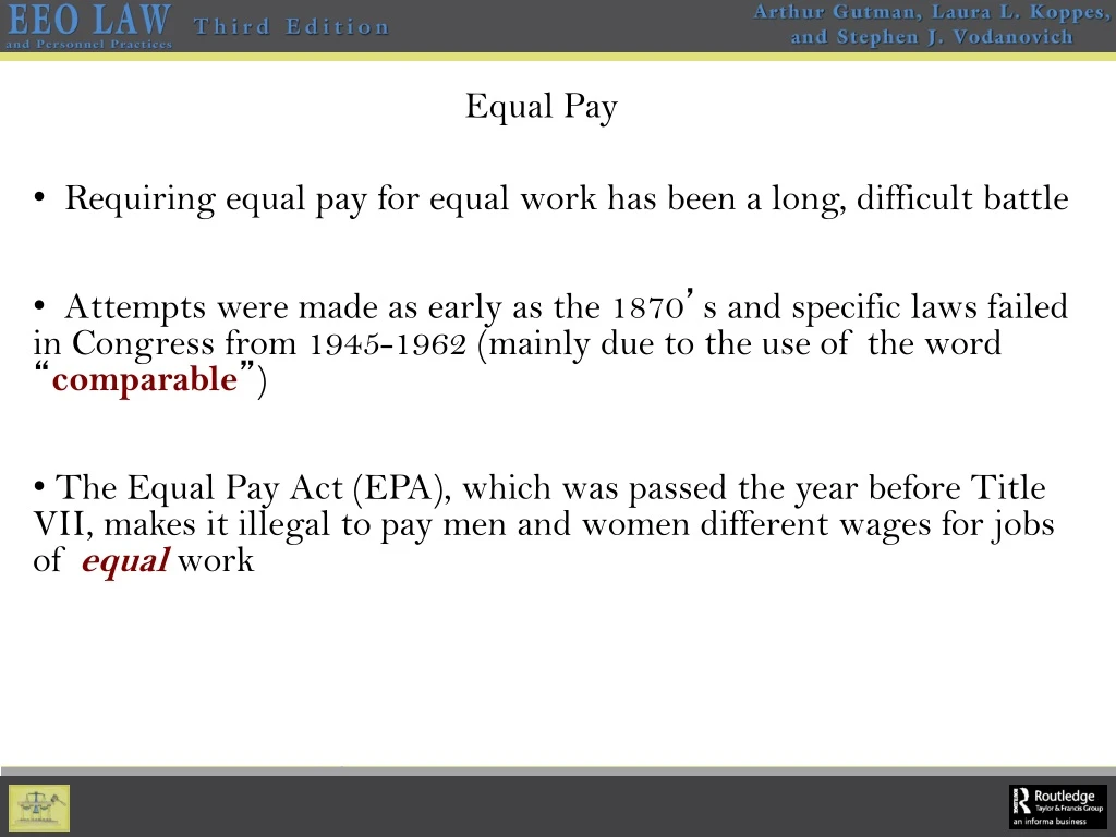 equal pay