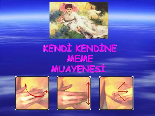 KENDI KENDINE MEME MUAYENESI