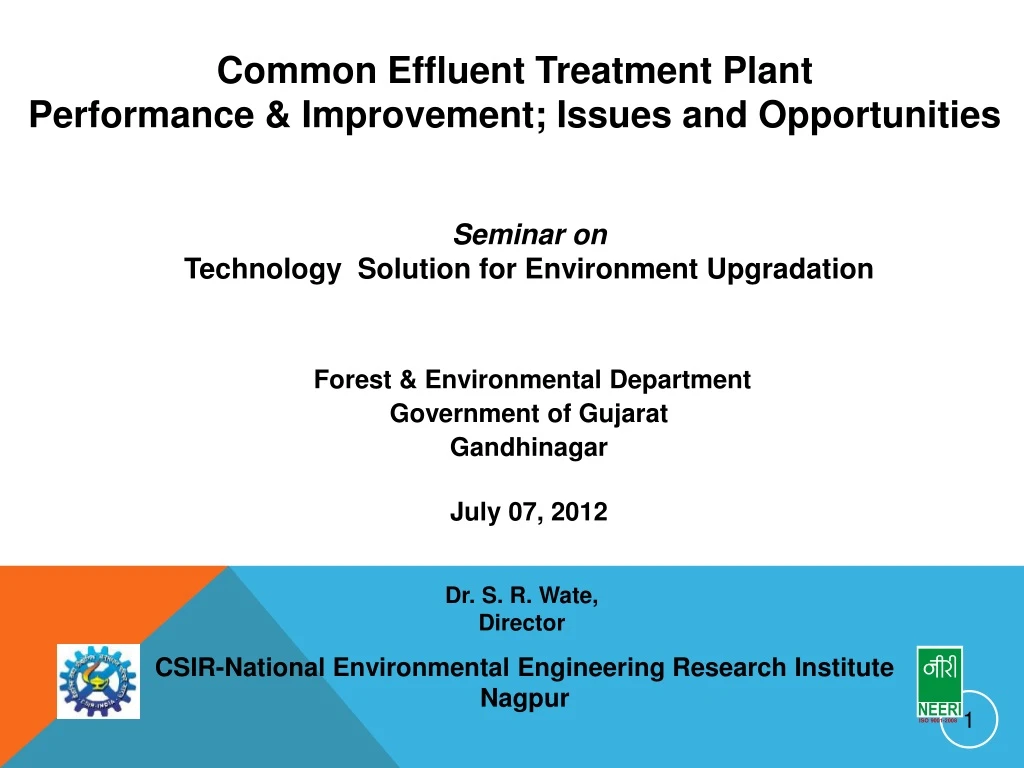 common effluent treatment plant performance