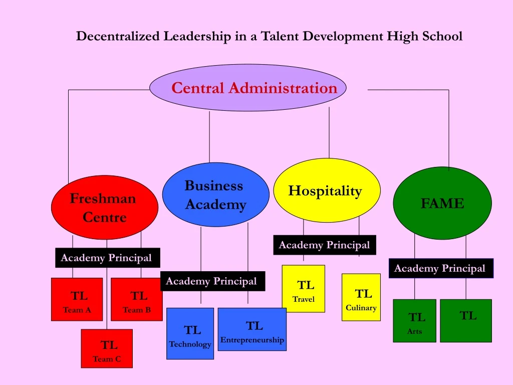 decentralized leadership in a talent development