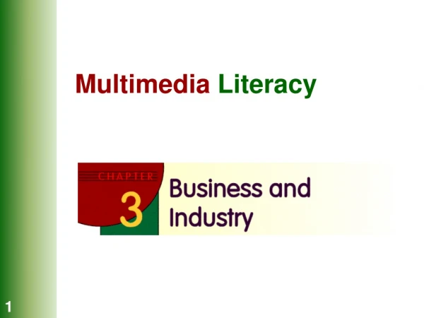 Multimedia  Literacy