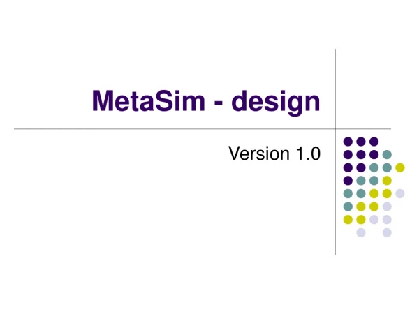 MetaSim - design