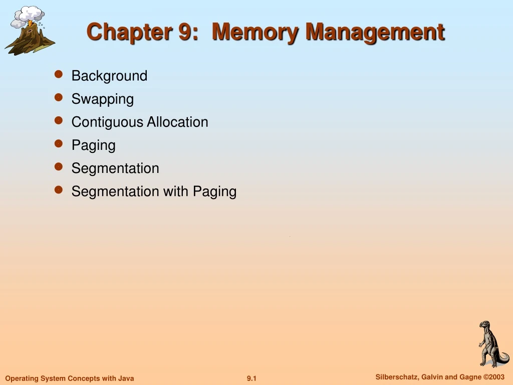 chapter 9 memory management