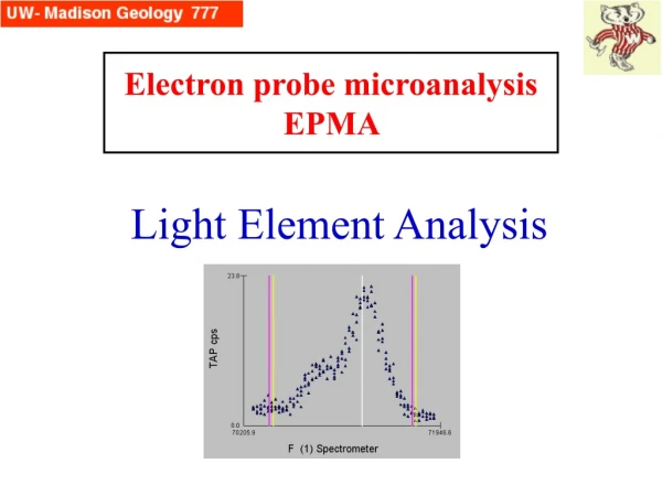 Electron probe microanalysis EPMA