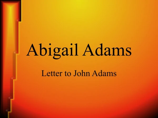 Abigail Adams