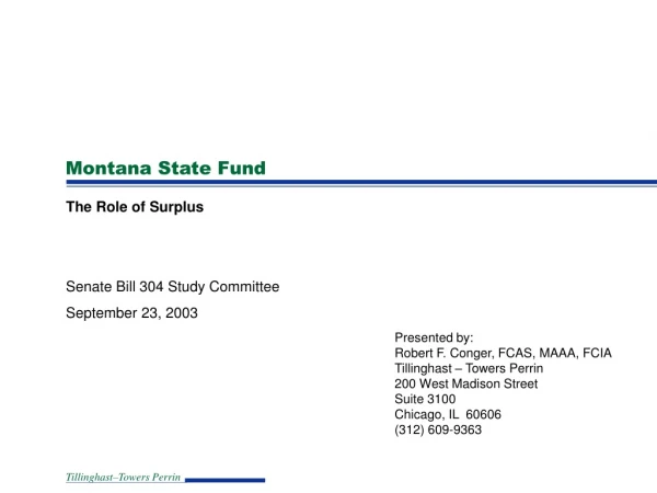 Montana State Fund