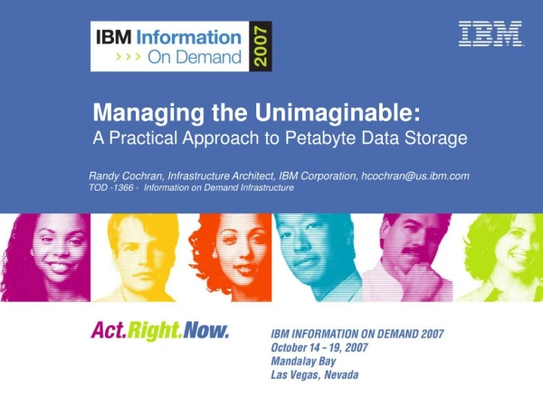 Managing the Unimaginable: A Practical Approach to Petabyte Data Storage