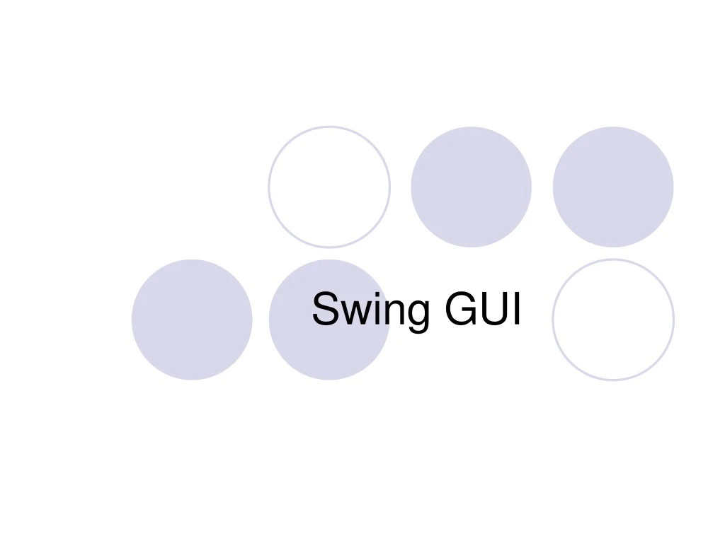 swing gui