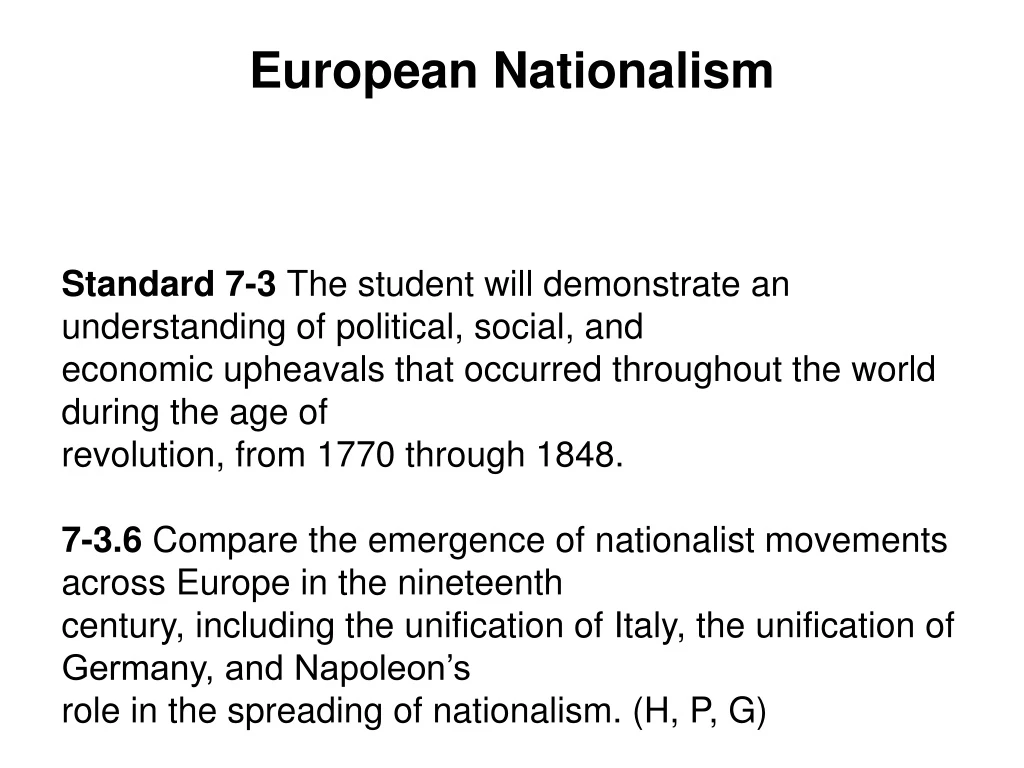 european nationalism