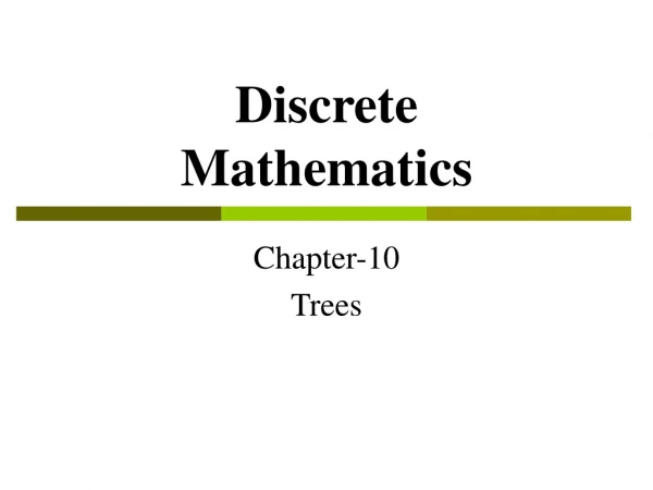 Discrete  Mathematics