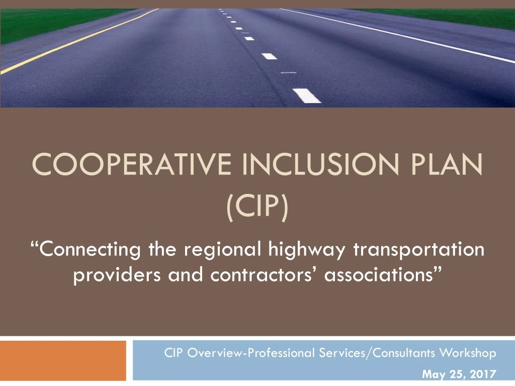 cooperative inclusion plan cip