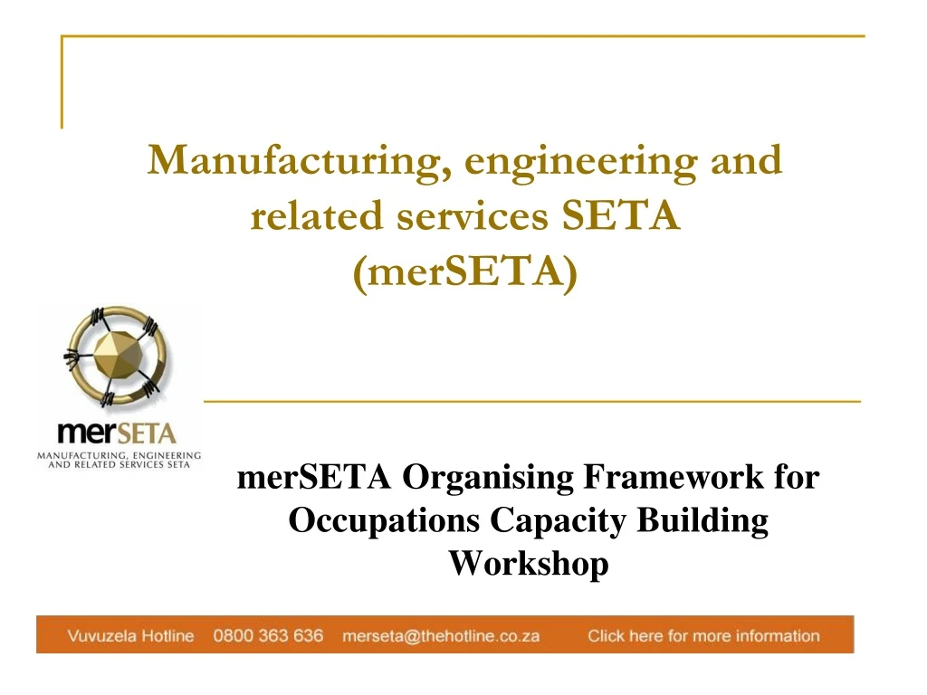 manufacturing engineering and related services seta merseta