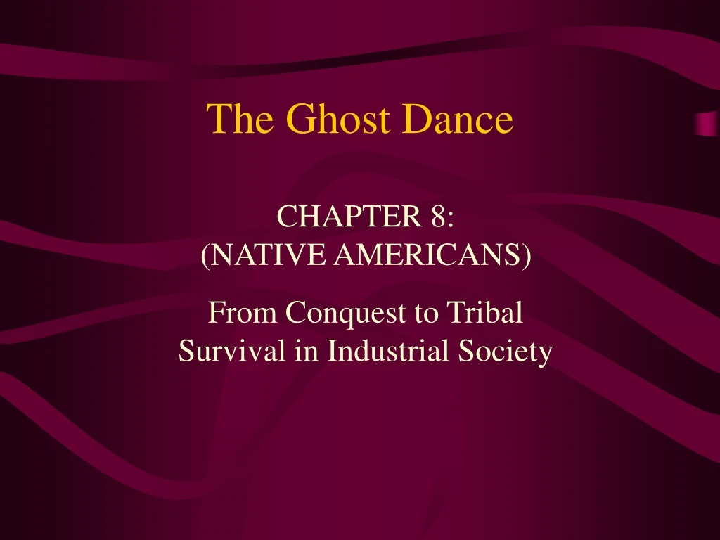 the ghost dance