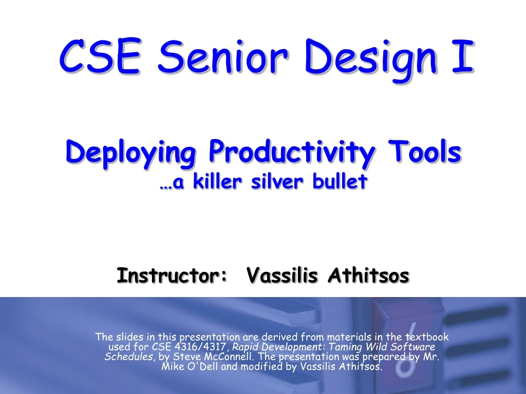 deploying productivity tools a killer silver bullet