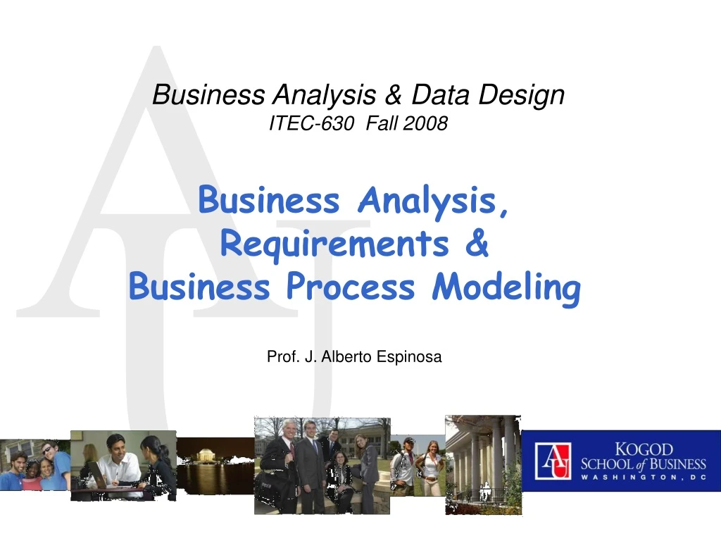 business analysis data design itec 630 fall 2008