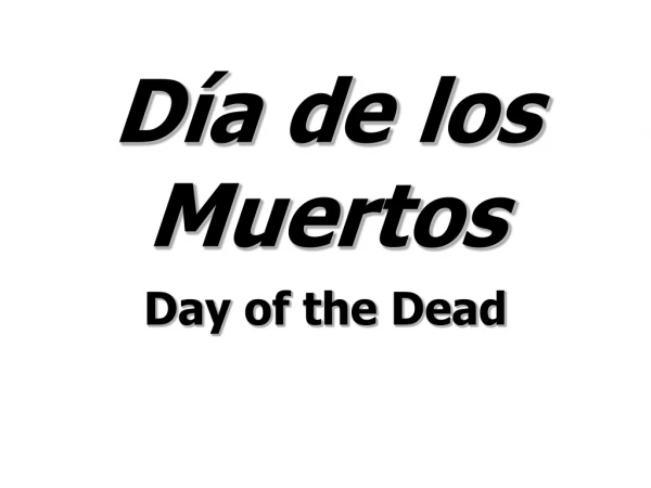 Día de los Muertos