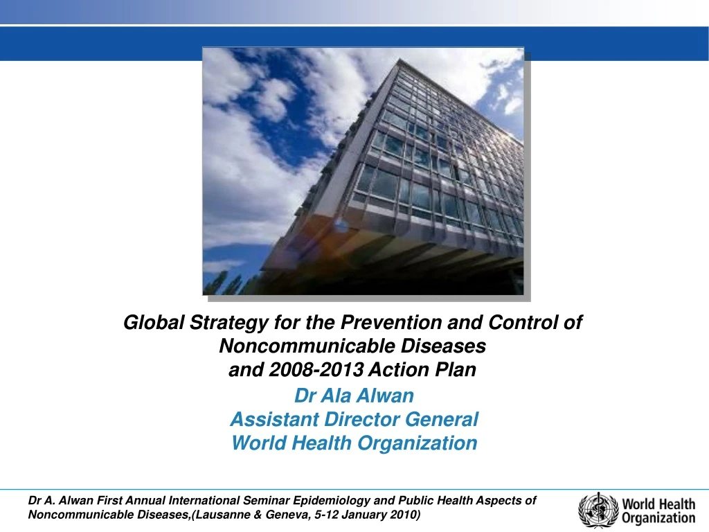 global strategy for the prevention and control