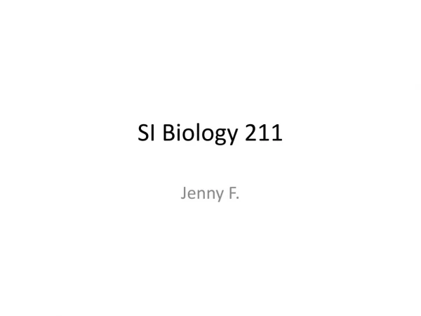 SI Biology 211
