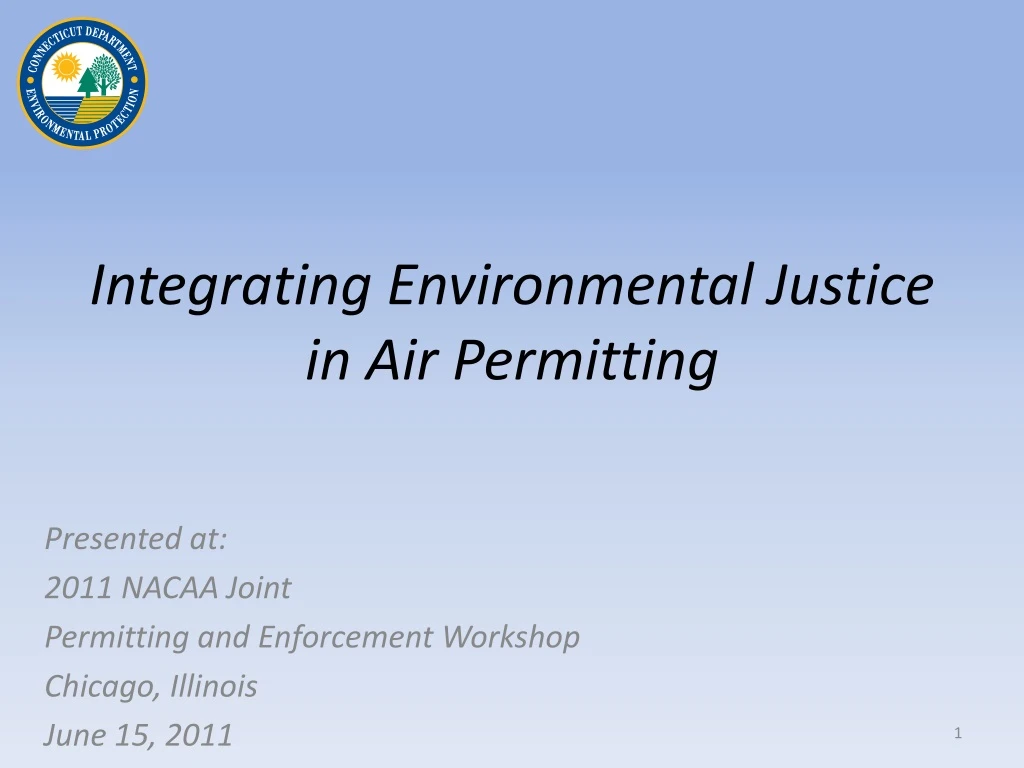 integrating environmental justice in air permitting