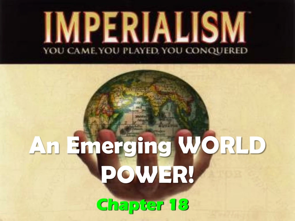 an emerging world power