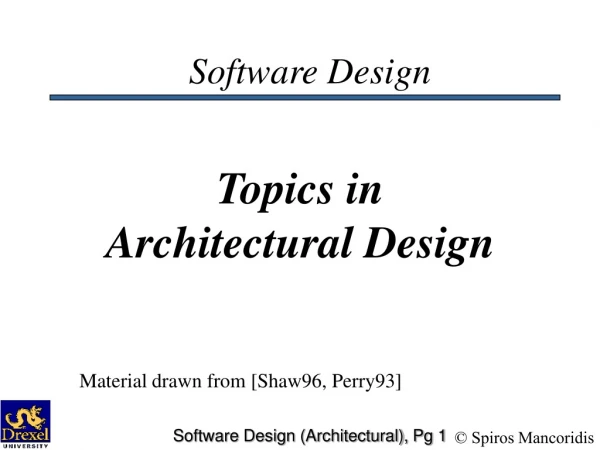 Software Design