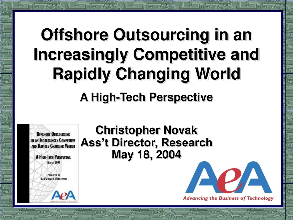 offshore outsourcing in an increasingly