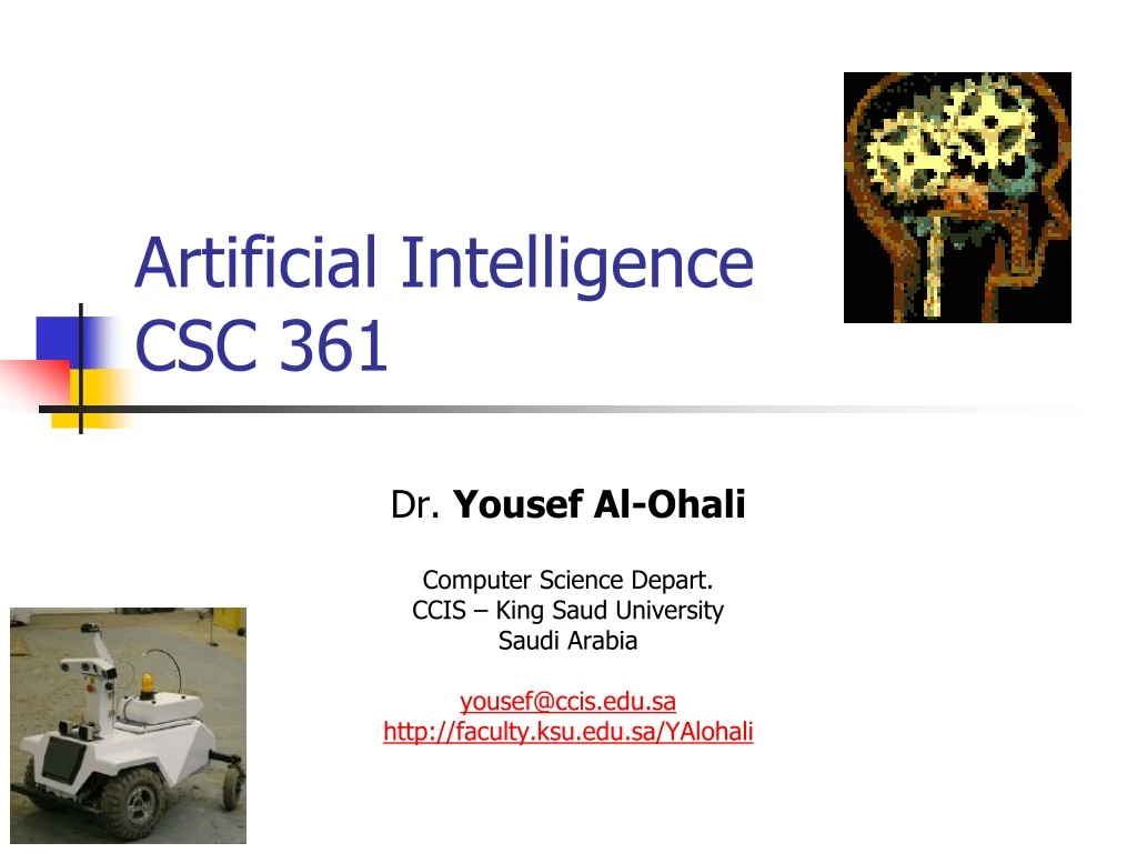 artificial intelligence csc 361