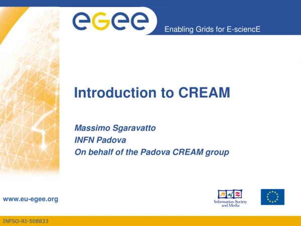 Introduction to CREAM