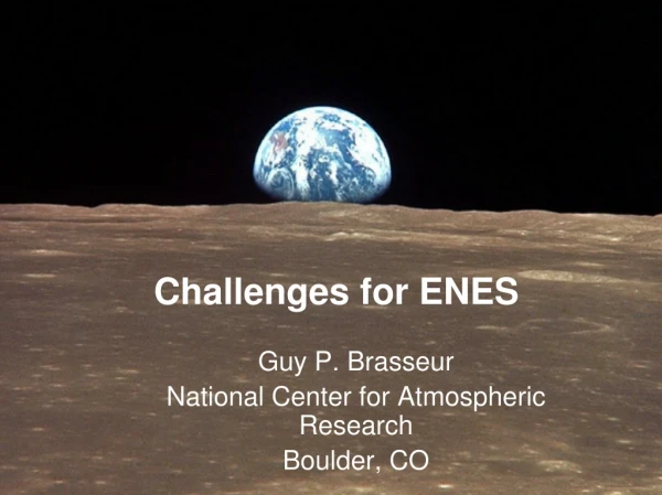 Challenges for ENES
