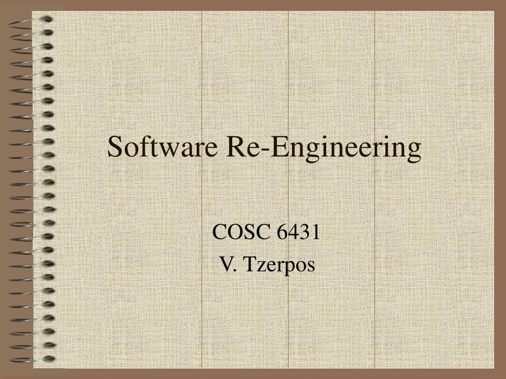 software re engineering