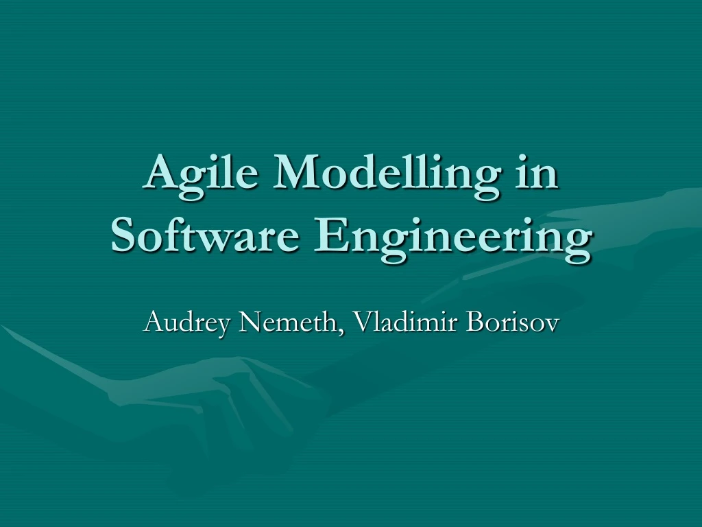 agile modelling in software engineering