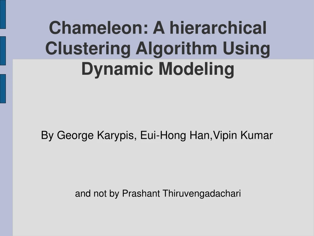 chameleon a hierarchical clustering algorithm