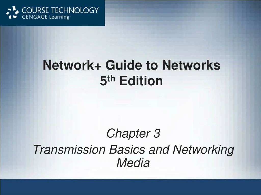 network guide to networks 5 th edition