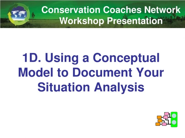 1D. Using a Conceptual Model to Document Your Situation Analysis