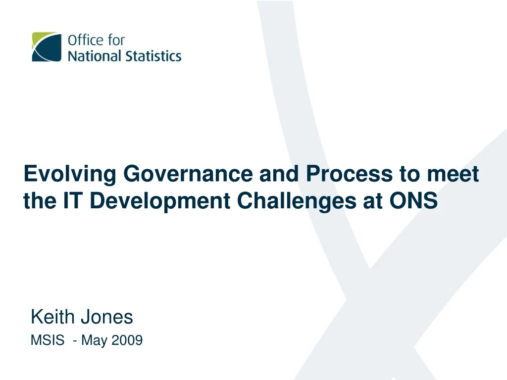evolving governance and process to meet